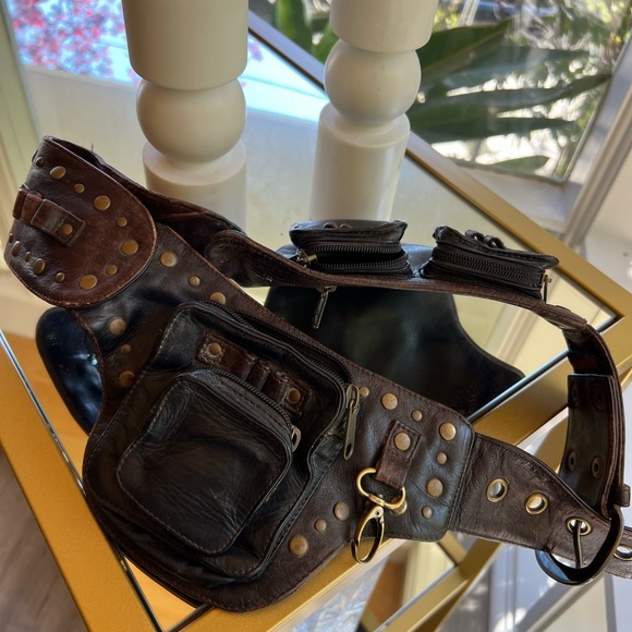 Wild Card Genuine Leather Fashion Utility Belt. - Picture 3 of 5